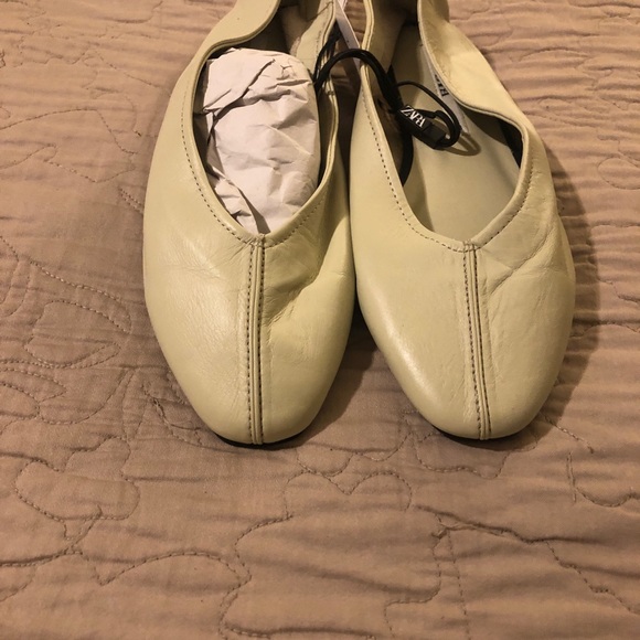Airfit Butter Soft Cream Color Leather Ballet Flats EU 38 - Picture 5 of 12